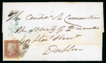 Stamp of Ireland » Postal History (Arranged alphabetically by County) Cavan - Tullyvine Stradone: 1846-47 Envelope and folded