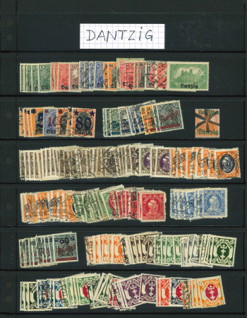 Stamp of Large Lots and Collections Europe : 1858-1970, Danzig, Poland and Russia