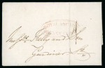 Stamp of Ireland » Pre-Stamp Postal History » Local Post Period - 1773-1840 1822 (16.4) Folded entire sent within Dublin to Gardiner