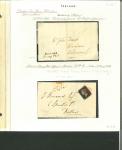 Stamp of Ireland » Postal History (Arranged alphabetically by County) Dublin - Raheny: 1839-41 Folded entire & large part