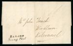 Stamp of Ireland » Postal History (Arranged alphabetically by County) Dublin - Raheny: 1839-41 Folded entire & large part
