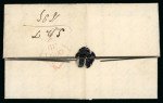 Stamp of Ireland » Postal History (Arranged alphabetically by County) Dublin - Raheny: 1839-41 Folded entire & large part