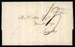 Stamp of Ireland » Postal History (Arranged alphabetically by County) Dublin - Rathfarnham: 1836 Folded entire Rathfarnham