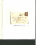 Stamp of Ireland » Pre-Stamp Postal History » Independant Post Office Period - 1784-1831 1850-51 Entire and envelope to Brighton and London
