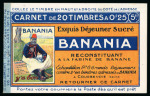 Stamp of France » Carnets 1907, Semeuse Y&T n°140 25c bleu, carnet (série 78)