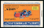 Stamp of France » Carnets 1907, Semeuse Y&T n°140 25c bleu, carnet (série 78)