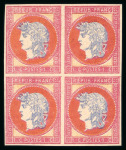 Stamp of France » Collections 1850-1876, jolie collection de 57 essais privés organisée