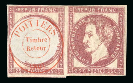 Stamp of France » Collections 1850-1867, ensemble de 16 projets différents à l'effigie