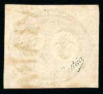 Stamp of Brazil » 1843 Bull's Eyes 1843 Bull's Eyes 30r early impression used straight-line handstamp