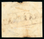 Stamp of Brazil » 1843 Bull's Eyes 1843 60r worn impression large part cancel, damaged