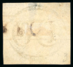 Stamp of Brazil » 1843 Bull's Eyes Arrozal: 1843 Bull's Eyes 60r intermediate impression used part framed hs