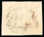 Stamp of Brazil » 1843 Bull's Eyes Bahia: 1843 Bull's Eyes 60r early impression used manuscript and transit handstamp