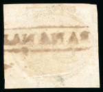 Stamp of Brazil » 1843 Bull's Eyes 1843 Bull's Eyes 60r intermediate impression used framed cancel