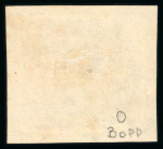Stamp of Brazil » 1843 Bull's Eyes 1843 Bull's Eyes 90r  intermediate impression used with blue handstamp