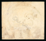 Stamp of Brazil » 1843 Bull's Eyes Cachoeira: 1843 Bull's Eyes 60r late impression used part brown cancel