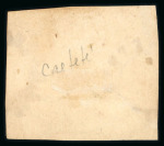 Stamp of Brazil » 1843 Bull's Eyes 1843 Bull's Eyes 90r late impression used part two handstamps