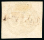 Stamp of Brazil » 1843 Bull's Eyes Cantagalo: 1843 Bull's Eyes 60r early impression used large part hs