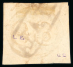 Stamp of Brazil » 1843 Bull's Eyes Ceara: 1843 Bull's Eyes 60r intermediate impression used large part hs