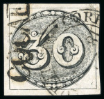 Stamp of Brazil » 1843 Bull's Eyes 1843 Bull's Eyes 30r later impression used hs and ds