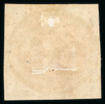 Stamp of Brazil » 1843 Bull's Eyes Cuiaba: 1843 Bull's Eyes 30r three marings part purple ds