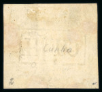 Stamp of Brazil » 1843 Bull's Eyes Cunha: 1843 Bull's Eyes 60r used full handstamp