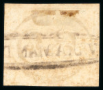 Stamp of Brazil » 1843 Bull's Eyes Diamantina: 1843 Bull's Eyes 60r used large part black hs