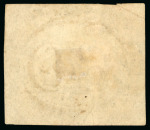 Stamp of Brazil » 1843 Bull's Eyes Guaratingueta V.De: 1843 Bull's Eyes 60r marginal used part framed straight-line