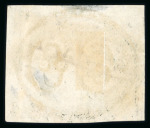 Stamp of Brazil » 1843 Bull's Eyes Iguape: 1843 Bull's Eyes 60r black used full handstamp