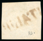 Stamp of Brazil » 1843 Bull's Eyes 1843 Bull's Eyes 90r. four margin used largepart brown hs