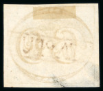 Stamp of Brazil » 1843 Bull's Eyes Itapeva: 1843 Bull's Eyes 60r large part framed hs, small tear
