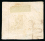 Stamp of Brazil » 1843 Bull's Eyes 1843 Bull's Eyes 30r black early impression, paper fold used  brownish red hs