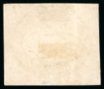 Stamp of Brazil » 1843 Bull's Eyes Laguna: 1843 Bull's Eyes 30 black used full s/l hs reading up