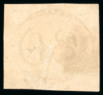 Stamp of Brazil » 1843 Bull's Eyes 1843 Bull's Eyes 60r worn impression used part two double ring red hs