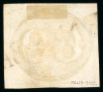 Stamp of Brazil » 1843 Bull's Eyes Parnaiba: 1843 Bull's Eyes 60r black used part straight lint ds