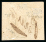 Stamp of Brazil » 1843 Bull's Eyes Pernambuco: 1843 Bull's Eyes 90r used full abreviated manuscript