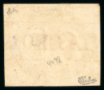 Stamp of Brazil » 1843 Bull's Eyes Ponta Grossa: 1843 Bull's Eyes 60r black used part sl framed hs