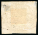 Stamp of Brazil » 1843 Bull's Eyes Sao Goncalo: 1843 Bull's Eyes 60r. black used oval framed hs