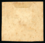 Stamp of Brazil » 1843 Bull's Eyes Sergipe: 1843 Bull's Eyes 30r black part framed hs