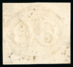 Stamp of Brazil » 1843 Bull's Eyes Serro: 1843 Bull's Eyes 60r black used single ring hs