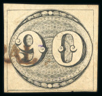 Stamp of Brazil » 1843 Bull's Eyes 1843 Bull's Eyes two single 90r bearing single sl hs