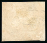 Stamp of Brazil » 1843 Bull's Eyes Sumidouro: 1843 Bull's Eyes 30r used small part framed hs