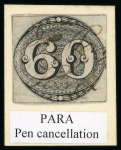 Stamp of Brazil » 1843 Bull's Eyes 1843 Bull's Eyes ms cancels 237813, 879, 885, 927, 977 and 238051& 52