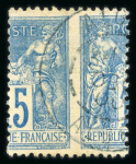 Stamp of France » Collections 1798-1940, dans une épaisse reliure électrique, intéressante