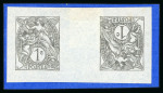Stamp of France » Collections 1798-1940, dans une épaisse reliure électrique, intéressante