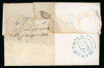 Stamp of Ireland » Postal History (Arranged alphabetically by County) Tyrone - Augher/Aughnacloy: 1846 Two folded entires