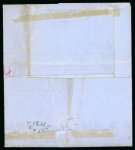 Stamp of Ireland » Postal History (Arranged alphabetically by County) Antrim/Down - Cushendall/Newtownards: 1857 Folded letter