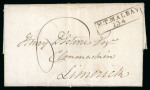 Stamp of Ireland » Postal History (Arranged alphabetically by County) Clare - Miltown Malbay: 1827 (16.4) Folded entire sent