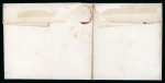 Stamp of Ireland » Postal History (Arranged alphabetically by County) Clare - Clare Castle: 1844 (4.6) Legal size folded