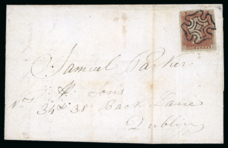 Stamp of Ireland » GB Used In Ireland 1841 (12.9) Folded cover from Tullow (County Carlow)