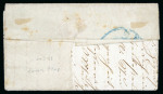 Stamp of Switzerland / Schweiz » Orts-Post und Poste Locale 1850, Orts-Post ohne Kreuzeinfassung im Paar auf Brief